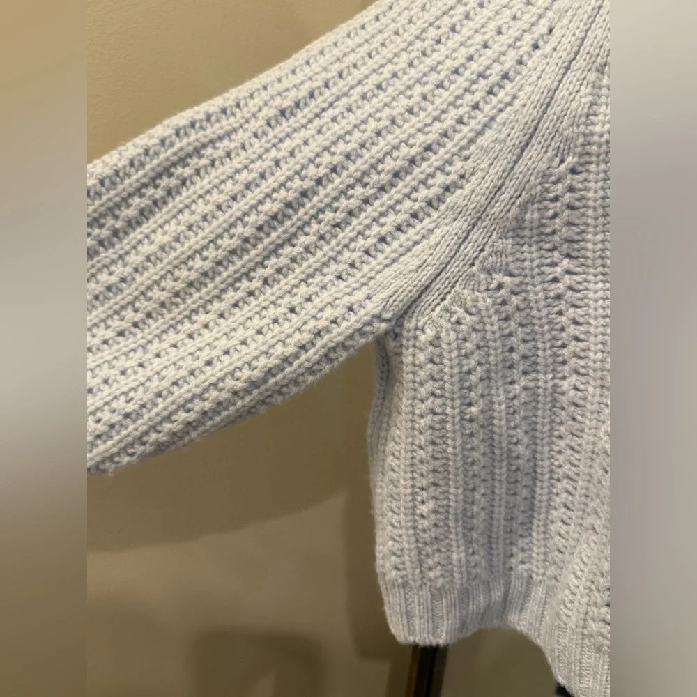 Madewell Soft Blue Cowl Neck Sweater XS - Picture 4 of 8